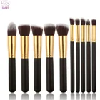 Free Samples Wholesale Brushes Set Soft Hair10pcs Customized Makeup Brush