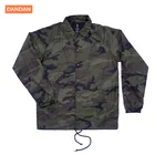 Wholesale Customized Men's Camo Print Camouflage Coach Jacket