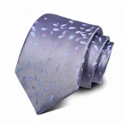 Fashion Party Handmade Jacquard Woven Tie 100% Silk Men's Necktie With Logo