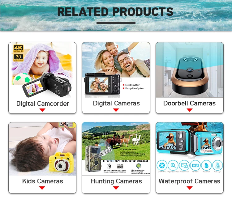 1080P Video Waterproof Kids Gift Camera Underwater HD Recorder Video Camcorder Children Toy