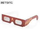 Colorful paper circular polarized 3d glasses for promotion