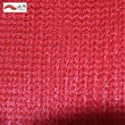Passed SGS Factory Wholesale Virgin HDPE Mono / Tape Red Color Sun Shade Net
