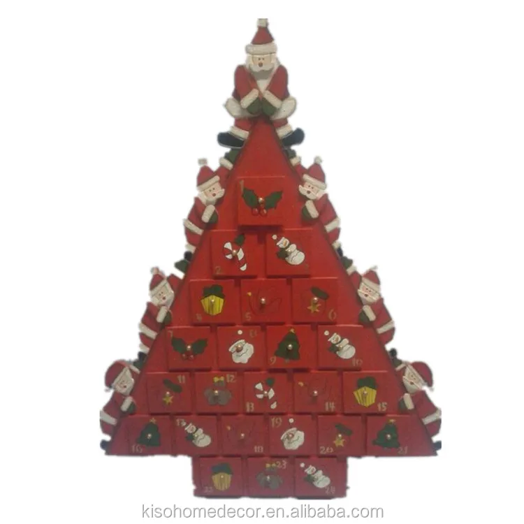 christmas countdown custom wooden advent calendar