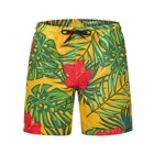 Mens Plain Islamic Beach Wear 100% Polyester Digitale Print Flora Swim Shorts for Men