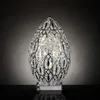 Wrought Iron G9 LED Hotel Table Lighting from Zhongshan supplier,New Modern Egg Shade Project Crystal Table Lamp for Christmas