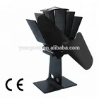 YL-502 Aluminum alloy stove top fan fireplace fan heat powered wood stove fan