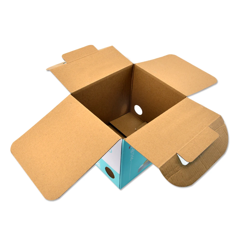 lamination ice cream packaging box print carton box with handle