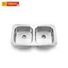 Commercial 304 Stainless Steel double bowl Philippines Kitchen Sink
