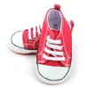 Anti slip sneakers 3-18months red baby canvas shoes