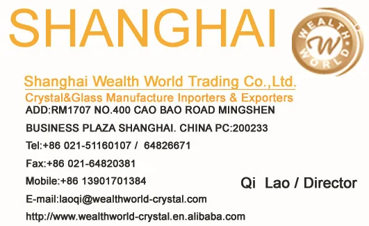 Factory stylish laser animal etched crystal block