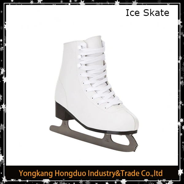 white color ice skate shoes blade