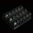 custom plastic 6 pieces macaron box packaging with blister tray