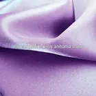 Satin Fabric Upholstery 100% Polyester Shining Spandex Silk For Lady Dresses