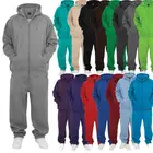 Wholesale custom cotton poly sweat tracksuits unisex sport blank jogging suits