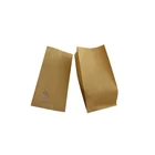 custom order food grade ziplock stand up kraft paper bag for food