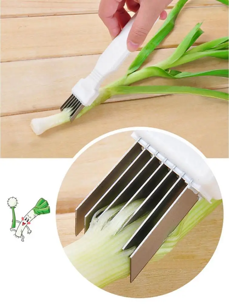 Onion Knife Cutter Graters Slicers Shredder Vegetable Tools Peelers And Zester Multi Chopper Sharp Scallion Kitchen knife KC1005