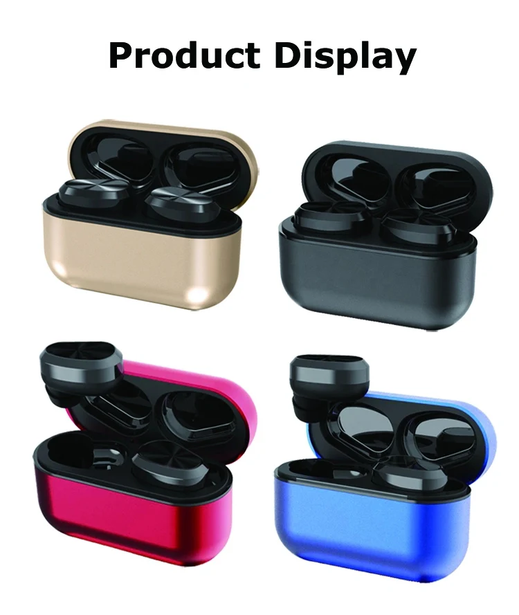 TWS bluetooth 5.0 IP67 waterproof wireless earbuds in-ear earphone - ANKUX.COM
