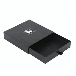 custom buy wholesale cardboard drawer black gift box