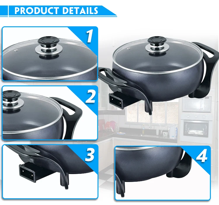 The Best Fast Supplier Electric Small Woks Skillets With Bakelite