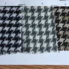 double side wool face felt houndstooth woolen polyester fabric cloth material fabric