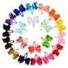 2019 Amazon Hot Selling Ribbed Polyester Barrettes Hair Accessories Bow Bb Clip Metal Snap Hair Clips For Toddlers Girls