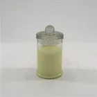 Hot Sale Luxury Scented Soy Wax Candle Cupped Single Packing Glass Jar Candles