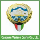 2015 high quality gold metal military badge custom,Badge pin