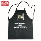 Cooking Apron Adults Polyester Kitchen Apron With Adjustable Neck Belt