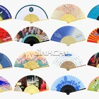 Promotional hand fan paper folding hand fans gifts