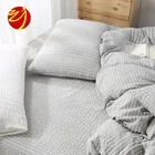 2019 Custom Design Floral Print Embossed Bubble Microfiber Curtain Bed Sheet Fabric