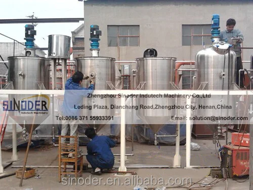 Mini Crude Oil Refinery Production Line Small Vegetable Cooking Oil Refineries in Pakistan