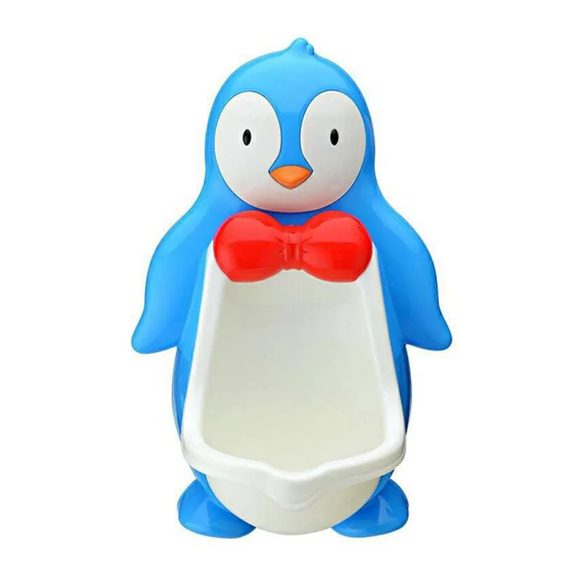Cartoon Penguin Baby Potty Toilet Seat Urinals Boy Trainer Portable Potty Kids Boy Children Urinal Potty Training 2colors