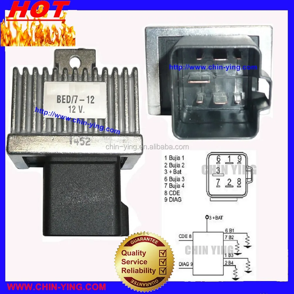 Glow Plug Relay For Nissan 7700115078 91167210 Buy Electronic Control