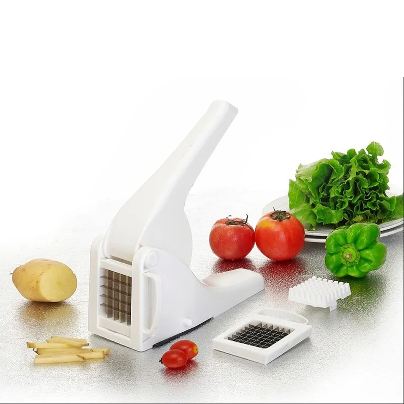 1PC Stainless Steel Potato Cutters Chopper Chips Fruit & Vegetable Making Tool Cooking Kitchen Mate Tools KC1522
