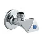 Pex Chrome Brass Bathroom Angle Stop Valve 1/2 "