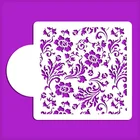 Newest Designs High Quality Plastic Flower Style Painting Drawing Tools Stencil