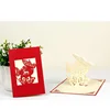 Crafts 3D Greeting Card amazon hot selling Anniversary for wholesale