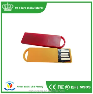 creative promotional gift mini usb stick paper clip plastic usb