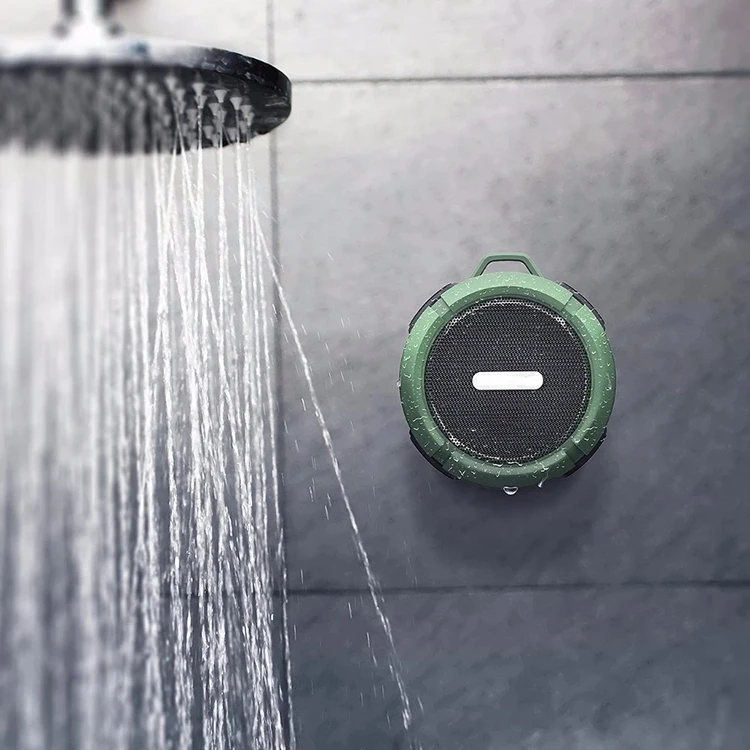 Amazon 2019 Trending Products Wireless Car Bluetooth Speaker Outdoor Sport Portable C6 Waterproof shower Speakerwith suction cup - ANKUX.COM