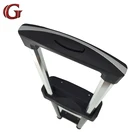 Portable aluminum foldable trolley bag bending rod handle