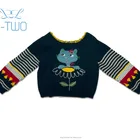 baby girl cardigan sweater intarsia embo knit sweater