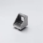 310.01/370.01 Aluminum profile metal right angle mounting bracket with cap 20x20 corner bracket