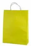 color plain kraft paper bag a4,a3 size with paper rope handle