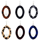 New Color Leaves Genuine Leather Earrings For Women Fashion Water Drop Dangle Earring Female Charm Statement Jewelry Wholesale