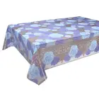 pastel color pvc printing back material 130g/m2 L size dense linen tablecloth roll