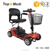 Hot Sale High Quality Portable Power Folding Easy Move Mobility Scooter with Front LED Light for the Disabled and Adults