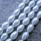 Classy 6mm 8mm glass teardrop shaped beads with half hole for jewelry making