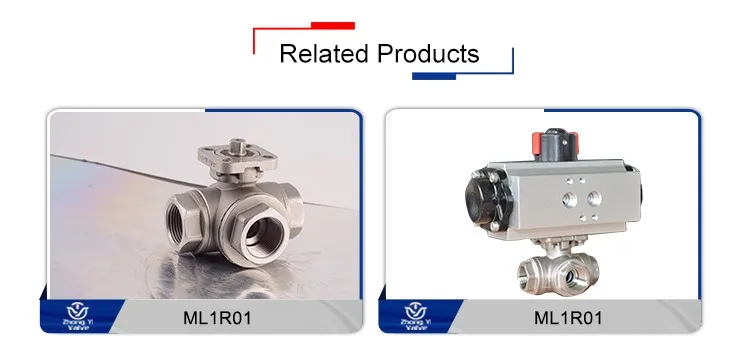 industry manufacture 2 inches 3 way ball valve price