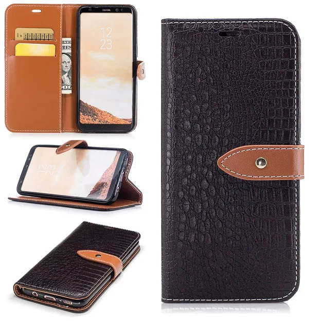 Wholesale PU leather+TPU card slots phone accessories mobile case with great price