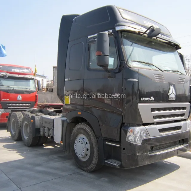 6X4 HOWO A7 Prime Mover Truck / Camion Tractor For Pulling Container Trailer In Port